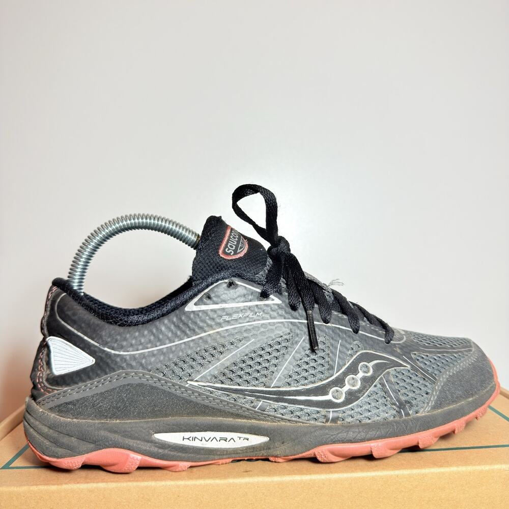 Saucony ProGrid Kinvara TR Womens Size 8 Orange Gray Trail Running Hiking Shoes